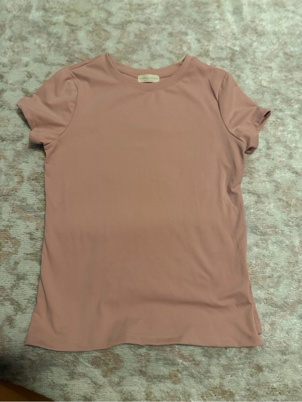 Classic Crewneck Tee in Dusty Rose - Women's Short Sleeve